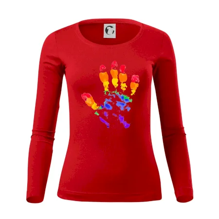 LGBT hand print