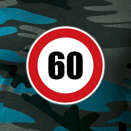 Dopravná značka - obmedzenie rýchlosti 60