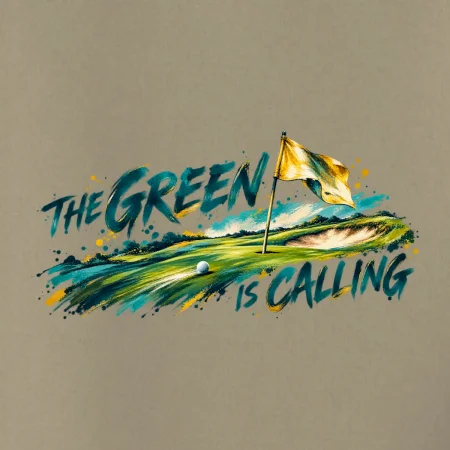 The green is calling malovaný golf