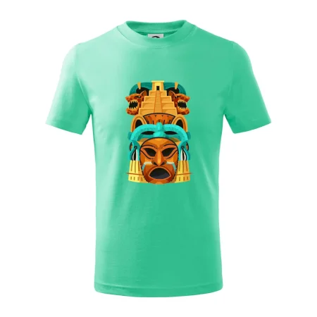 Mayová maska s pyramídou