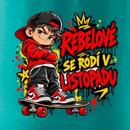 Novembroví rebeli sa rodia na skateboarde