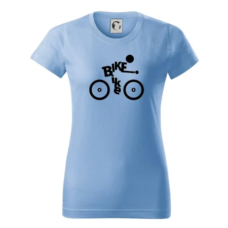 Bike nápis postava