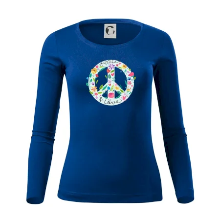 Peace and love symbol