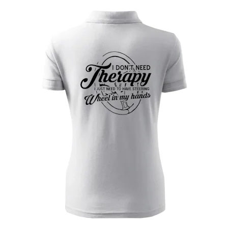 Okrúhly nápis -  I don't need therapy wheel in my hands