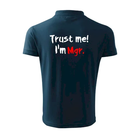 Trust me I´m  Mgr. / Ver mi som Magister.