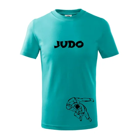 Judo nápis + postavy