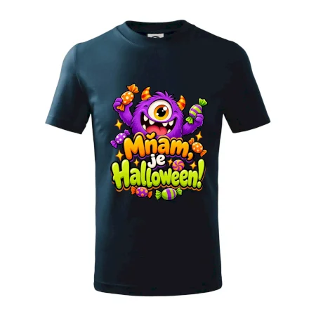 Mňam je Halloween cukríkové strašidlo