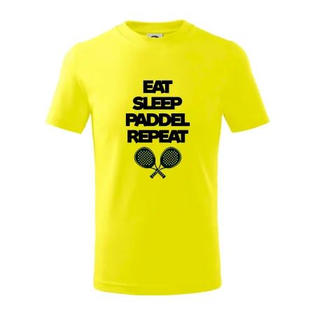 Eat sleep padiel repeat pod sebou