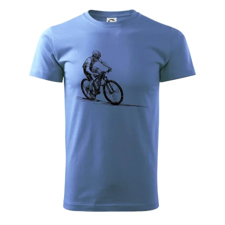 MTB kreslený cyklista