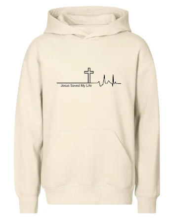 Jesus Saved My Life kríž ekg