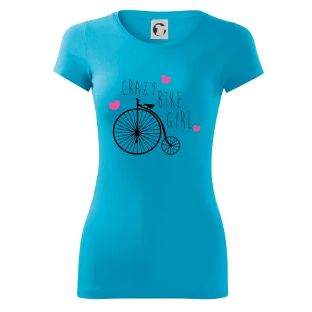 Crazy bike girl