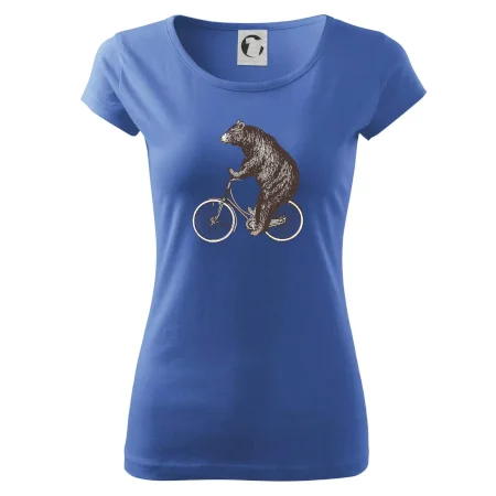 Medveď na bicykli