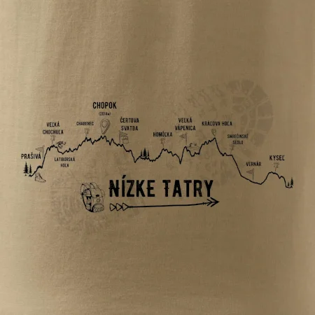 Profil kopca - Nízke Tatry