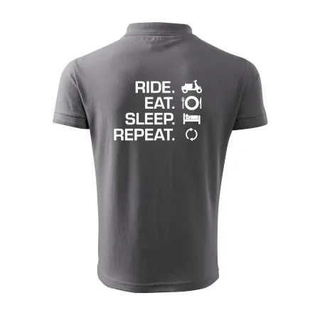 Ride Eat Sleep Repeat moto skúter