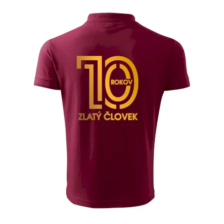 10 rokov zlatý človek