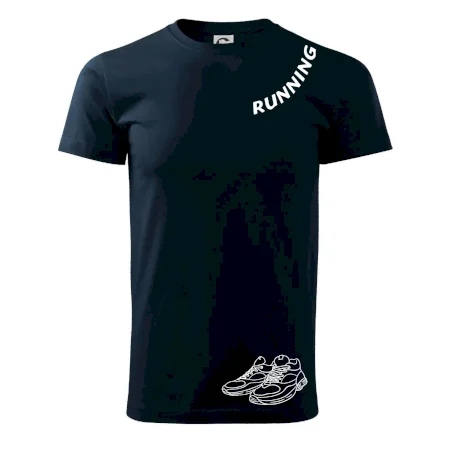 Running nápis šikmo