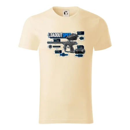 Technický výkres výstroja pre paintball