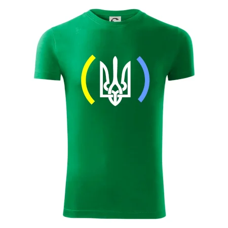 Ukrajina trojzubec s farbami