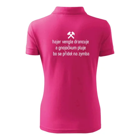 Hajer vengle drancuje a gnojočkum pluje bo se přidoł na zymba