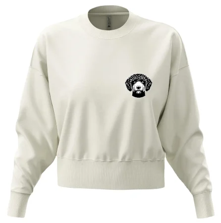 Lagotto romagnolo hlava na prsníku