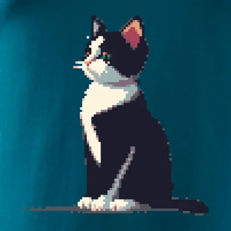 Mourovatá mačka pixel