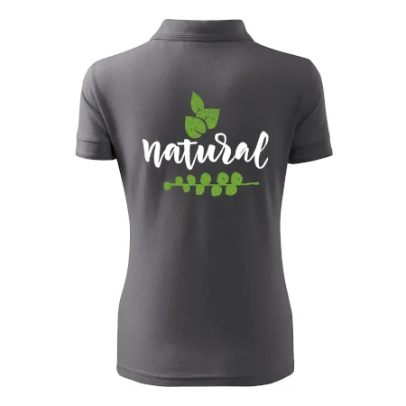 Natural - nápis v listoch