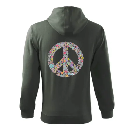 Peace symbol lístočky