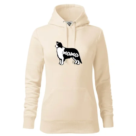 Border kolie mama obrys