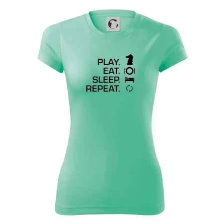 Eat sleep play - šach