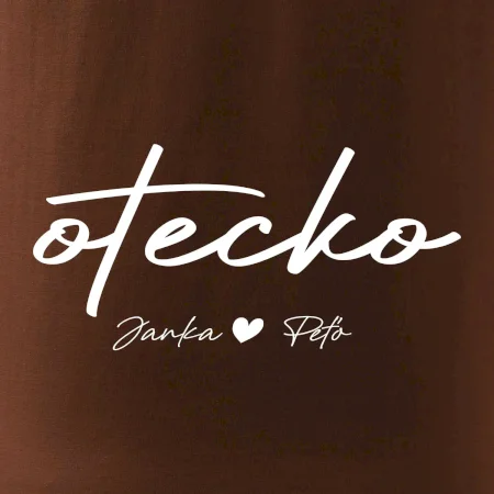 Otecko - tričko s menami deti