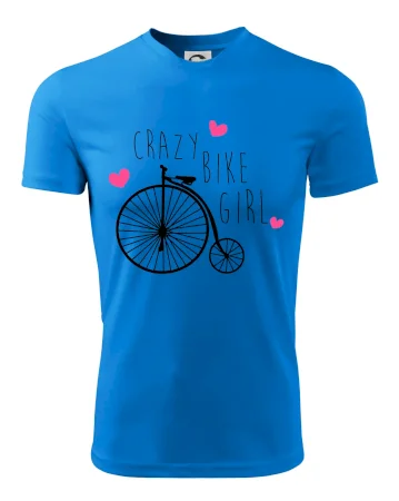 Crazy bike girl