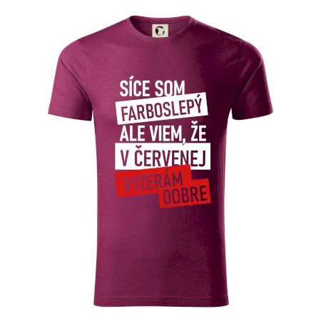 Síce som farboslepý, ale viem, že v červenej vyzerám dobre