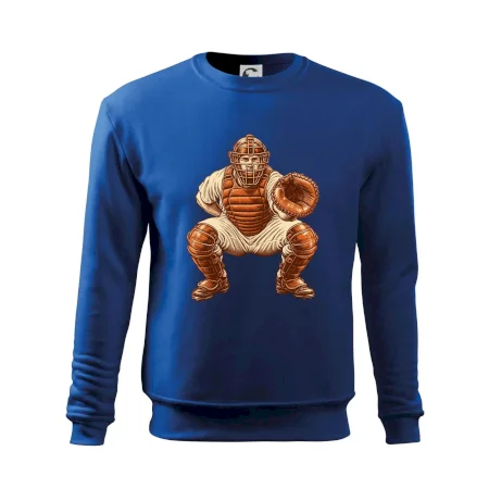 Baseballový catcher retro rytina