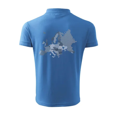 Mapa Európy - srdce v Ukrajine