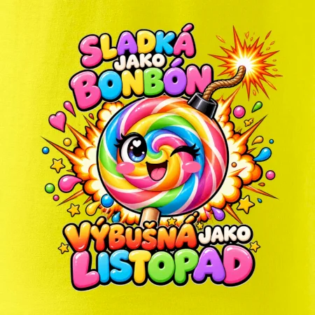 Sladké duhové lízátko s výbušnou náladou