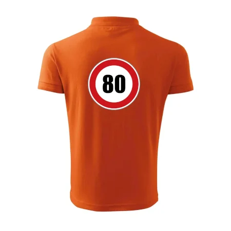 Dopravná značka - obmedzenie rýchlosti 80