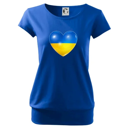 Ukrajina srdce vlajka