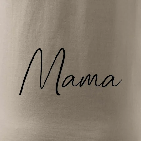 Nápis písací na prsiach - mama