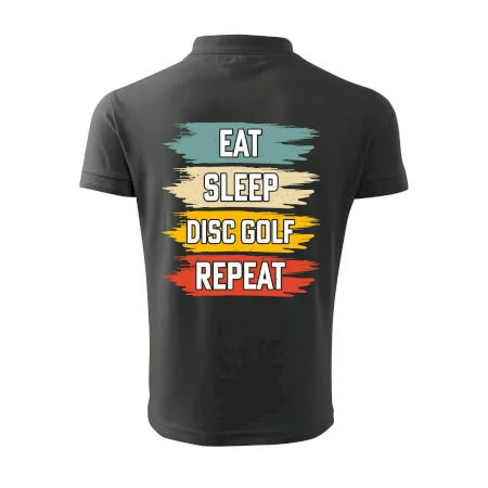 Disc Golf eat sleep barevné