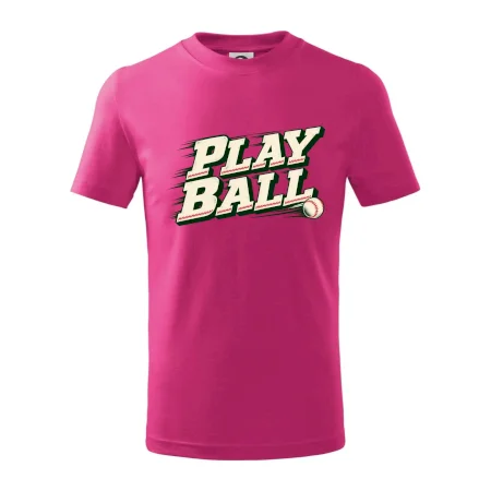 Play ball retro sportovní nápis