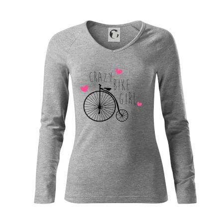 Crazy bike girl