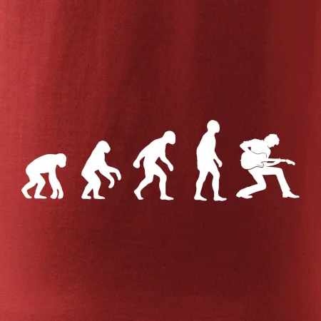 Evolúcia gitarista - kľačiaci