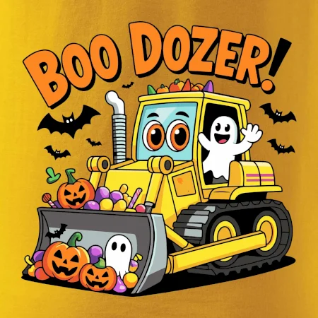 Halloweensky boo dozér