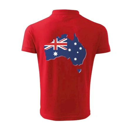 Austrália - vlajka mapa