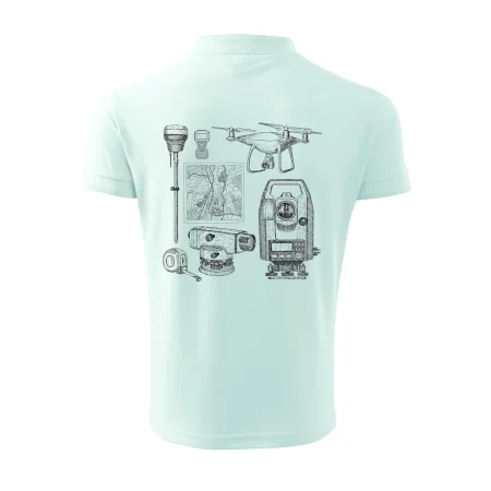 Geodet teodolit dron