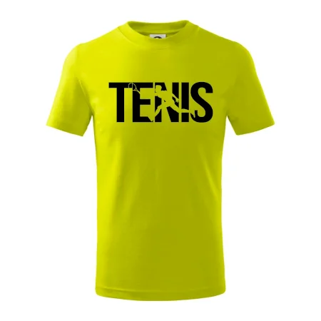 Tenis nápis silueta