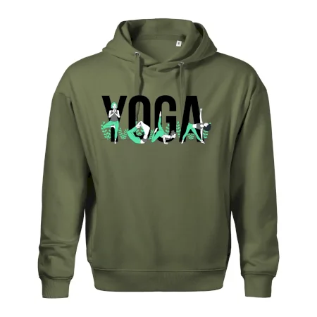Yoga nápis farebný