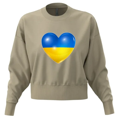 Ukrajina srdce vlajka