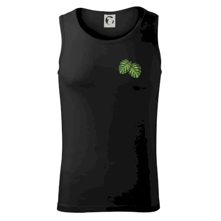Monstera listy na prsu