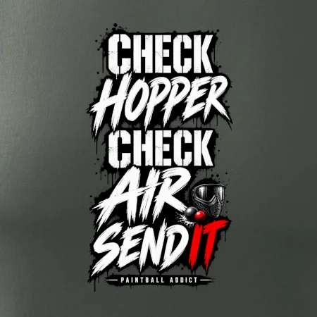 Kontrola zásobníka – Check Hopper Air paintball